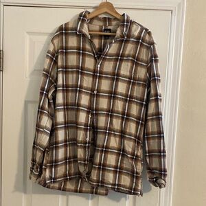 Men's Gap Plaid Flannel Jacket